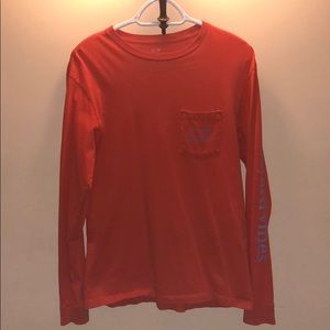 Men’s Vineyard Vines Long Sleeve T-Shirt w/ Pocket